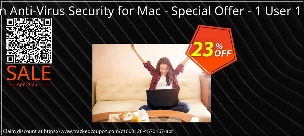 eScan Anti-Virus Security for Mac - Special Offer - 1 User 1 Year coupon on April Fools Day offering sales