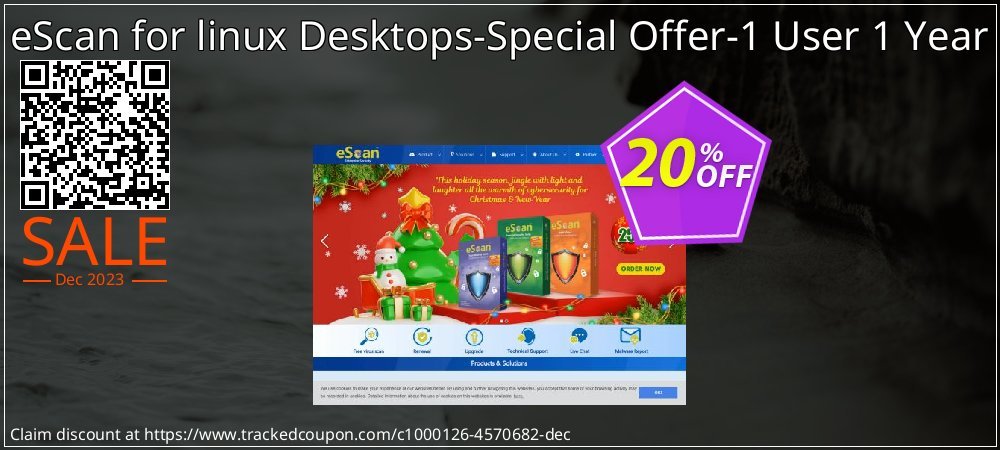 eScan for linux Desktops-Special Offer-1 User 1 Year coupon on Working Day sales