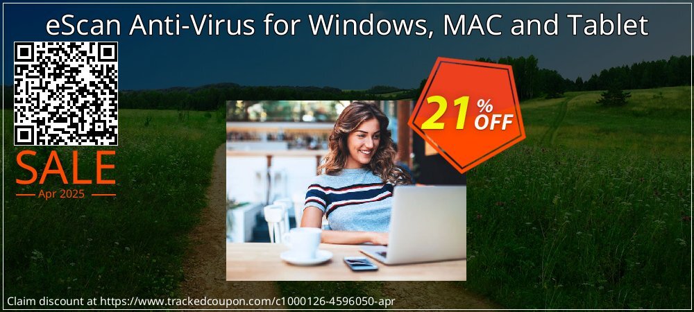 eScan Anti-Virus for Windows, MAC and Tablet coupon on National Walking Day offering sales