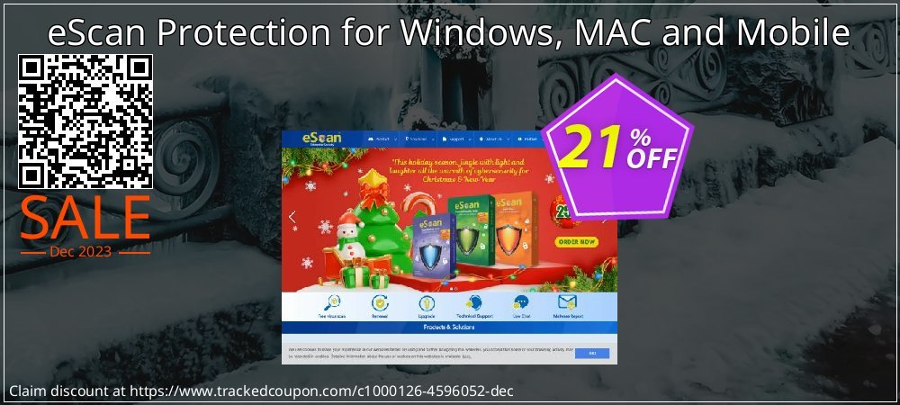 eScan Protection for Windows, MAC and Mobile coupon on April Fools' Day discounts