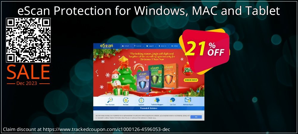 eScan Protection for Windows, MAC and Tablet coupon on Easter Day promotions