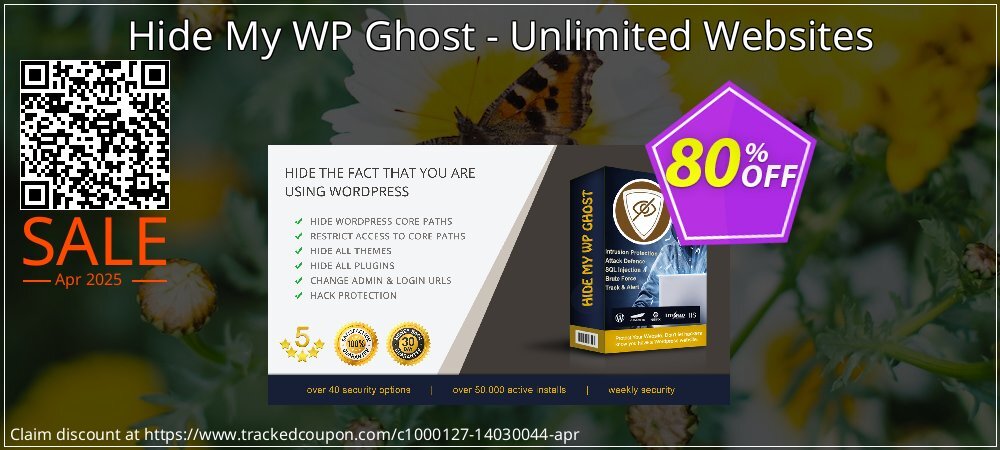 Hide My WP Ghost - Unlimited Websites coupon on World Password Day discount