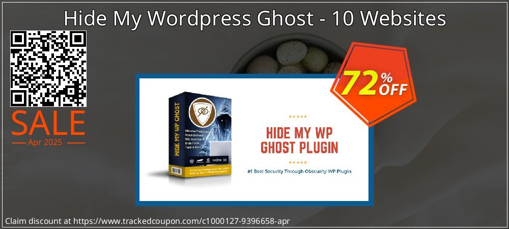 Hide My Wordpress Ghost - 10 Websites coupon on Easter Day offering sales