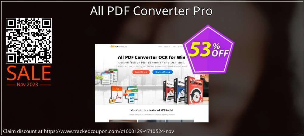 All PDF Converter Pro coupon on Tell a Lie Day offer