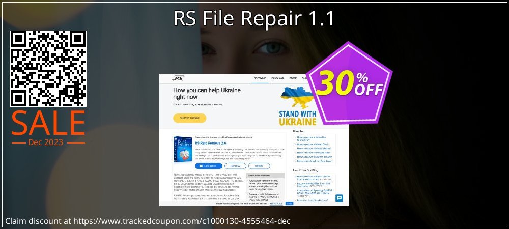 RS File Repair 1.1 coupon on National Smile Day offering sales