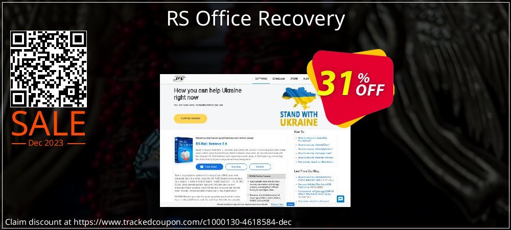RS Office Recovery coupon on National Smile Day promotions