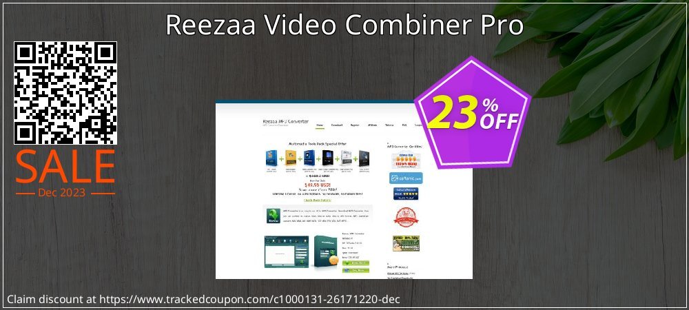 Reezaa Video Combiner Pro coupon on National Walking Day offer