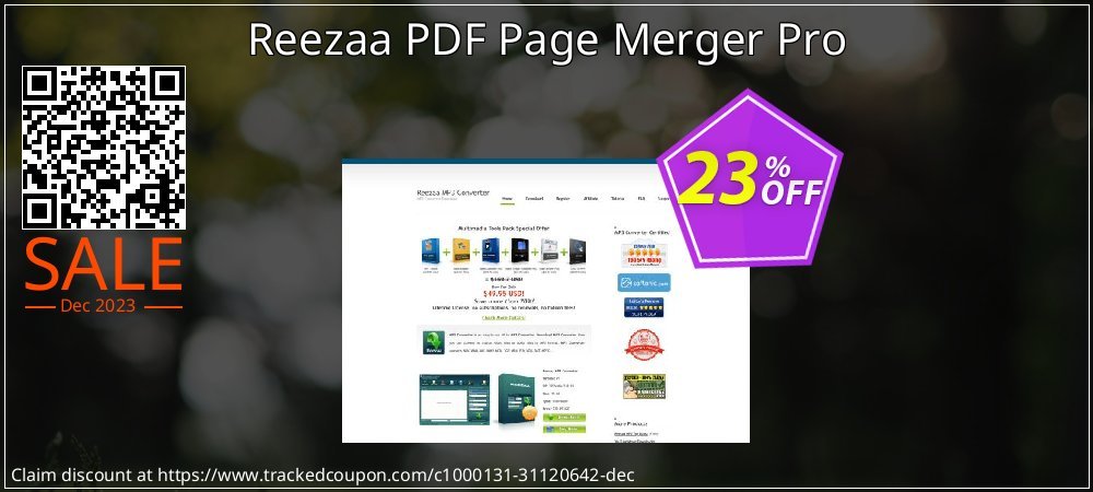 Reezaa PDF Page Merger Pro coupon on Working Day deals