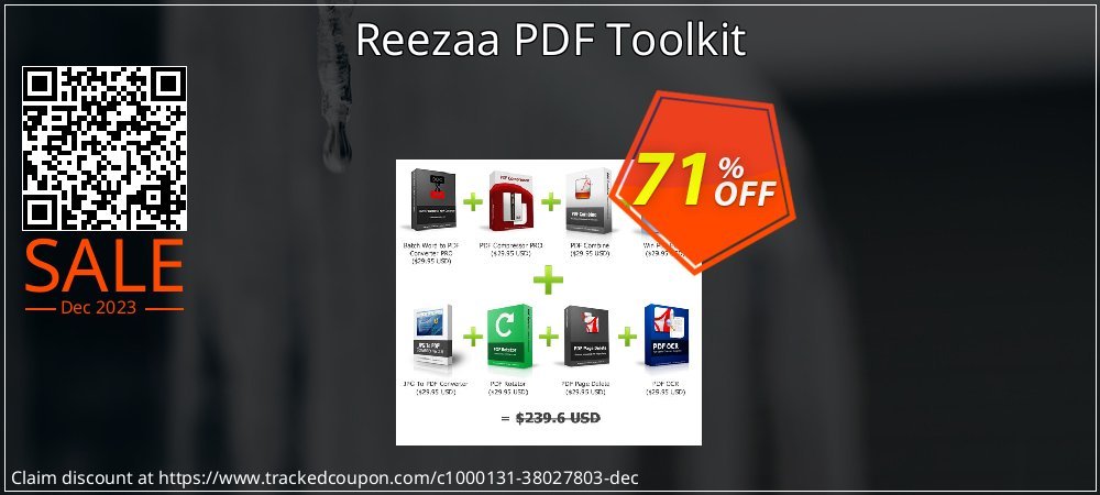 Reezaa PDF Toolkit coupon on Virtual Vacation Day offer