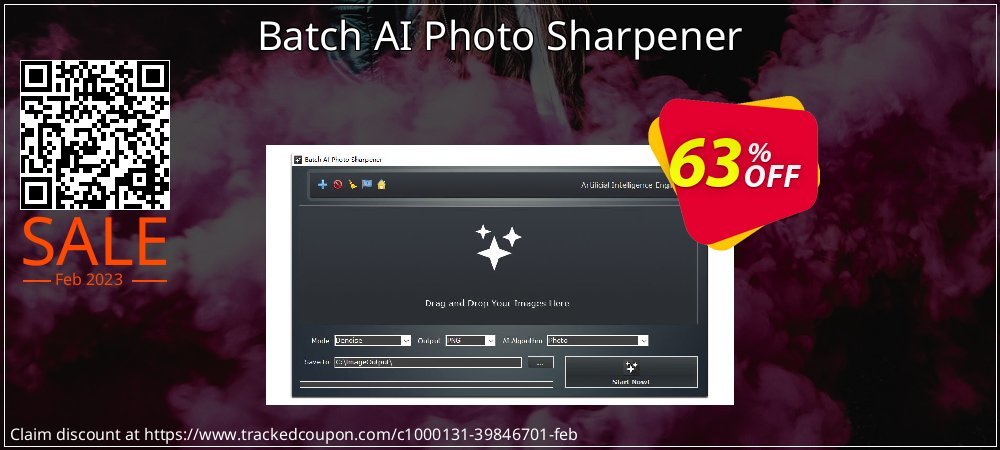 Get 60% OFF Batch AI Photo Sharpener promotions