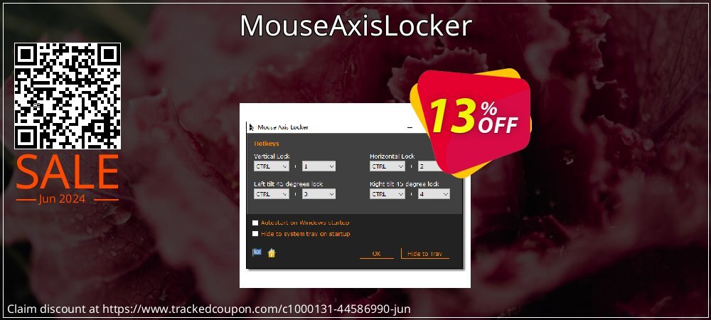 MouseAxisLocker coupon on Mother Day sales