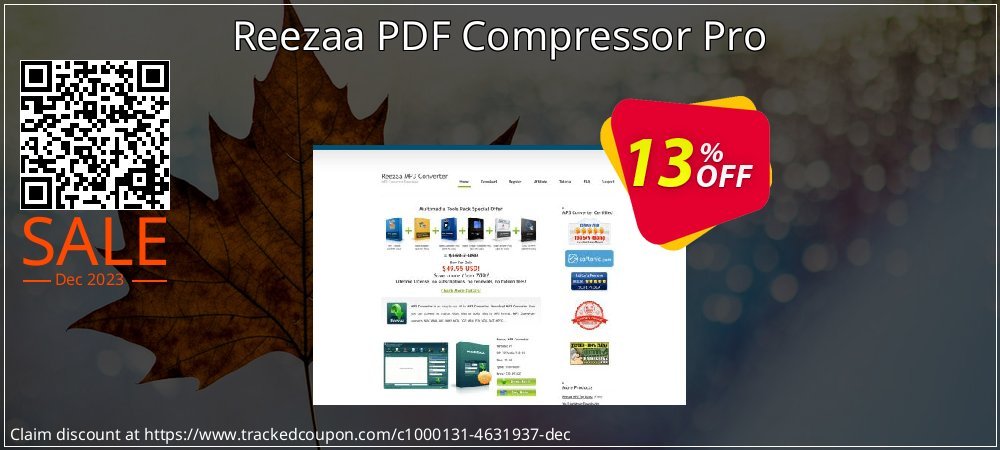 Reezaa PDF Compressor Pro coupon on April Fools' Day offering sales