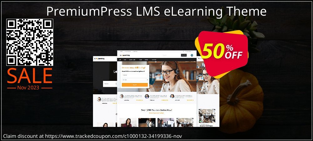 PremiumPress LMS eLearning Theme coupon on World Party Day offer