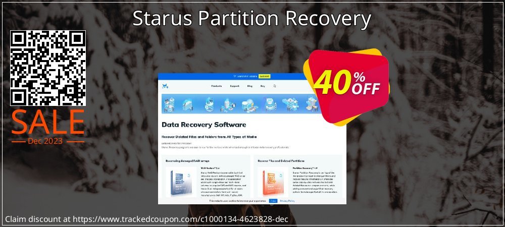 Starus Partition Recovery coupon on Constitution Memorial Day sales