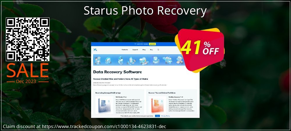 Starus Photo Recovery coupon on World Party Day offer