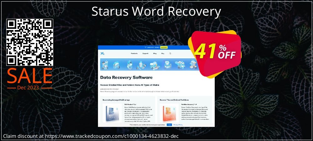Starus Word Recovery coupon on Working Day offering discount