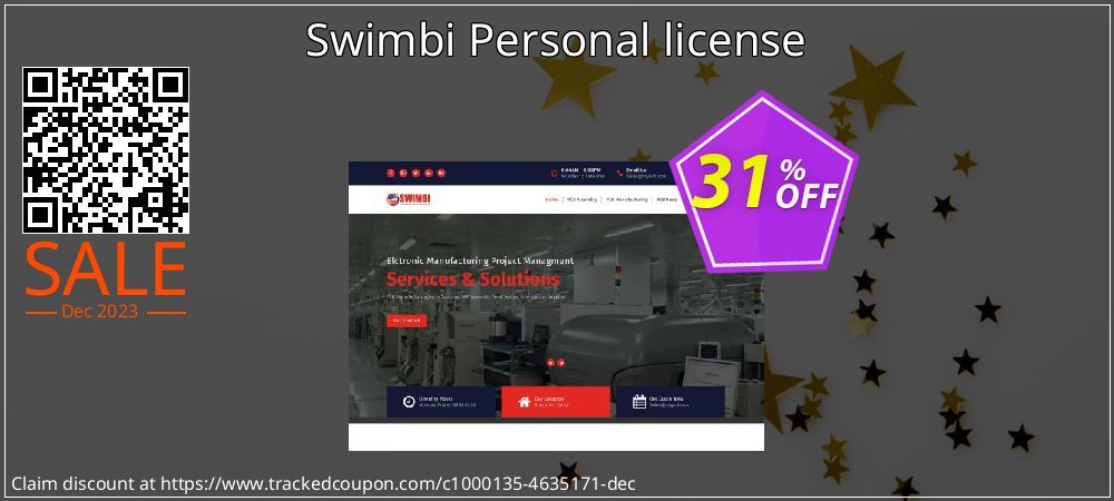 Swimbi Personal license coupon on Valentine's Day deals
