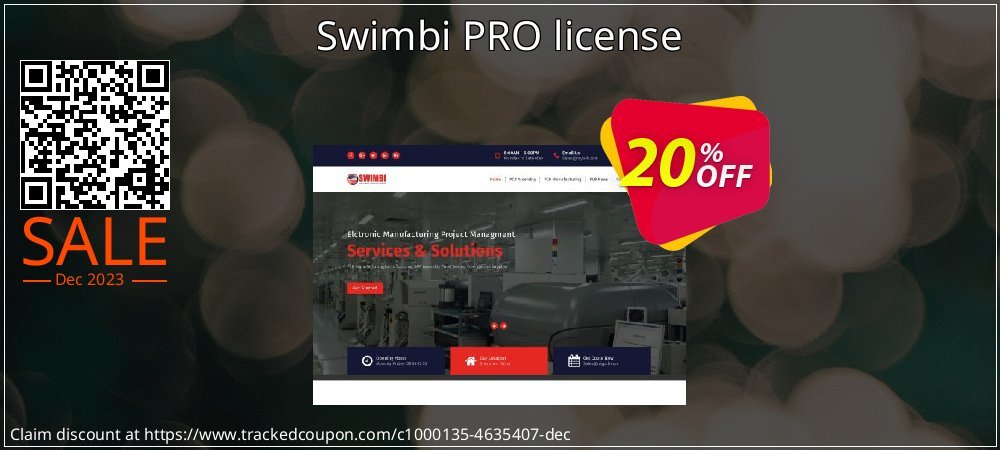 Swimbi PRO license coupon on April Fools Day offering discount