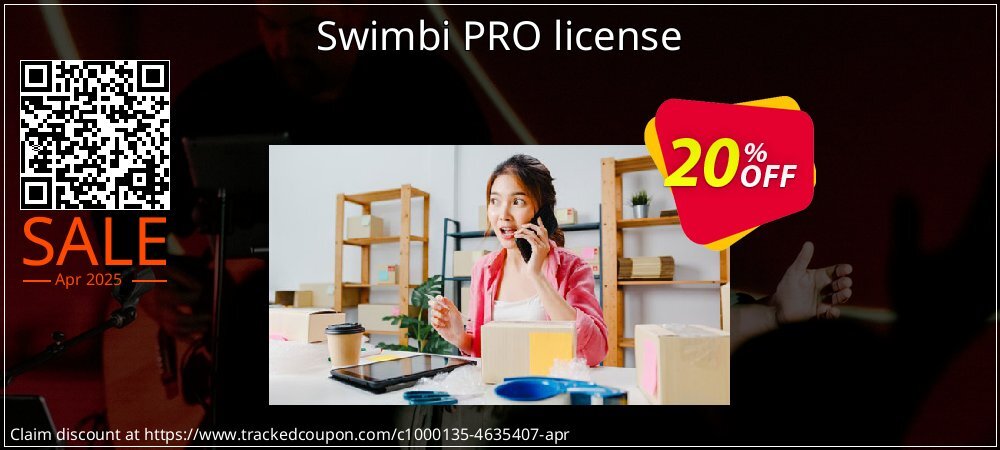 Swimbi PRO license coupon on April Fools Day offering discount