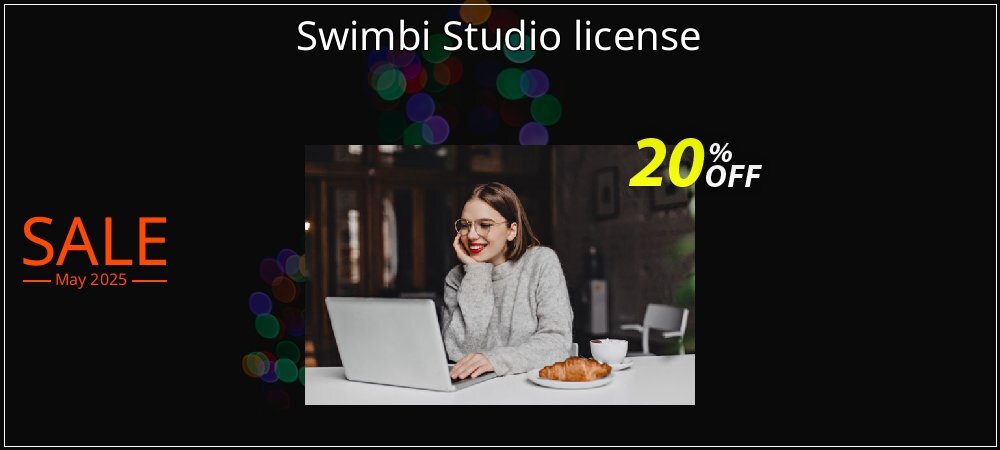 Swimbi Studio license coupon on Mother Day sales