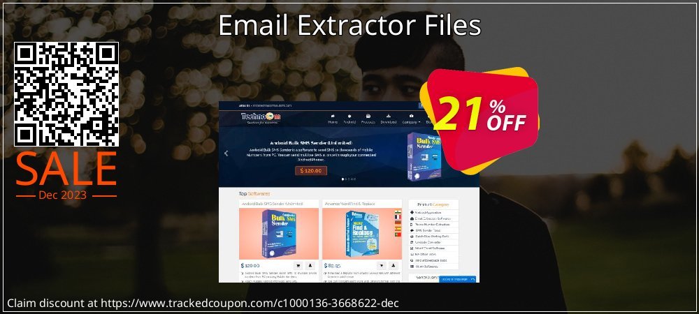 Email Extractor Files coupon on April Fools' Day deals