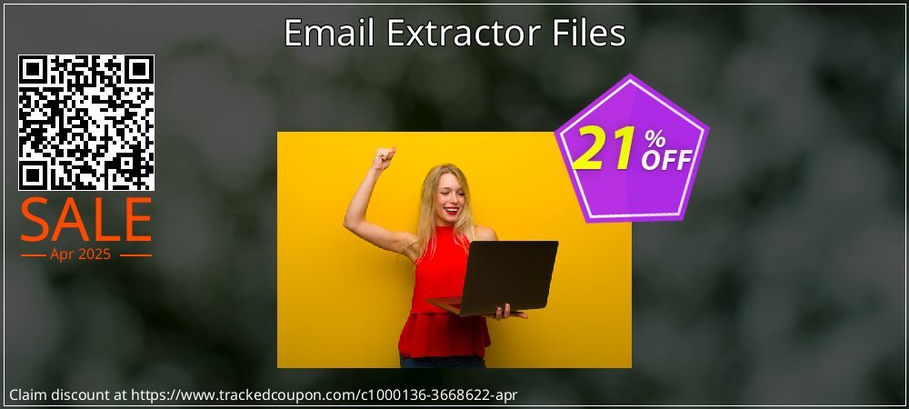 Email Extractor Files coupon on April Fools' Day deals