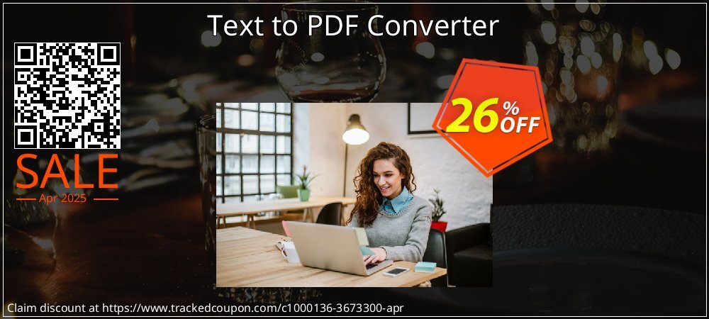 Text to PDF Converter coupon on Mother's Day sales