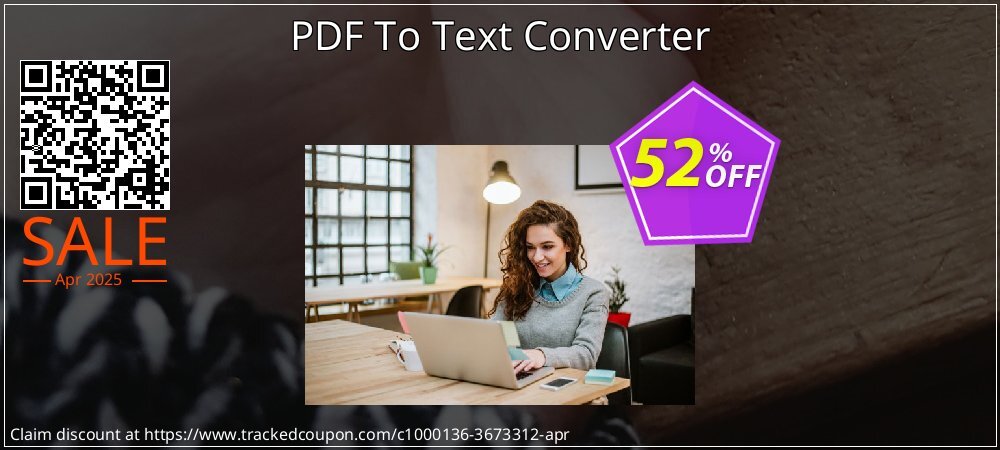 PDF To Text Converter coupon on April Fools' Day offer