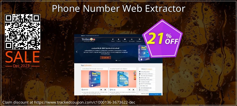Phone Number Web Extractor coupon on April Fools' Day super sale