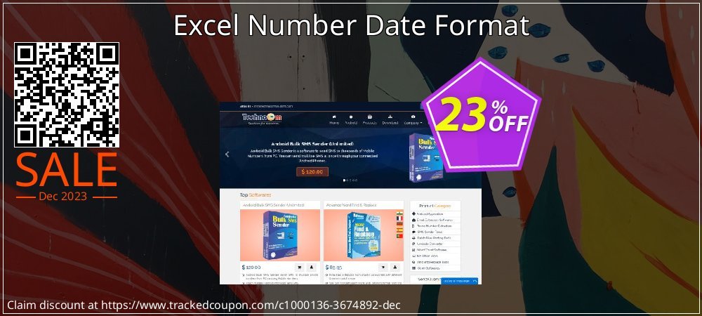 Excel Number Date Format coupon on April Fools' Day discounts