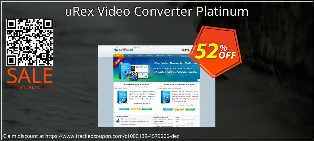 uRex Video Converter Platinum coupon on World Party Day offering discount