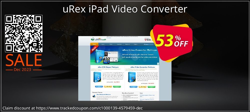 uRex iPad Video Converter coupon on Tell a Lie Day offering sales