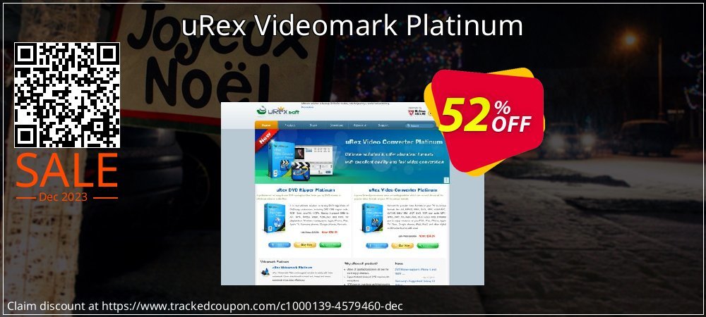 uRex Videomark Platinum coupon on World Backup Day offering sales