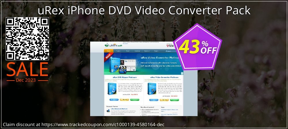 uRex iPhone DVD Video Converter Pack coupon on World Password Day sales