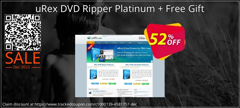 uRex DVD Ripper Platinum + Free Gift coupon on April Fools' Day promotions