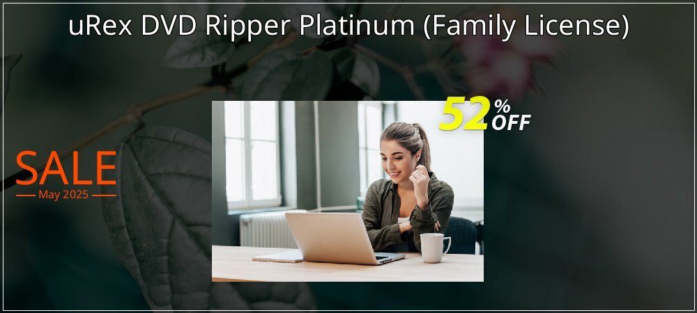 uRex DVD Ripper Platinum - Family License  coupon on Virtual Vacation Day discounts