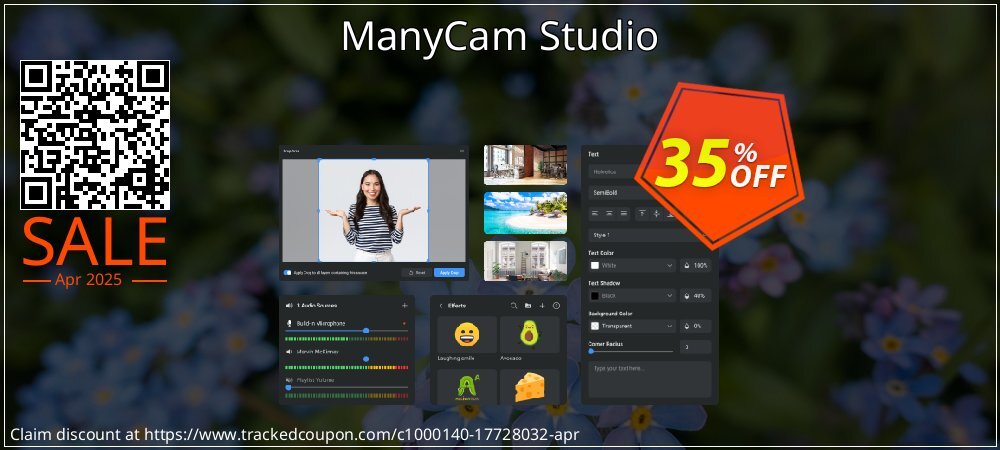 ManyCam Studio coupon on April Fools' Day offer