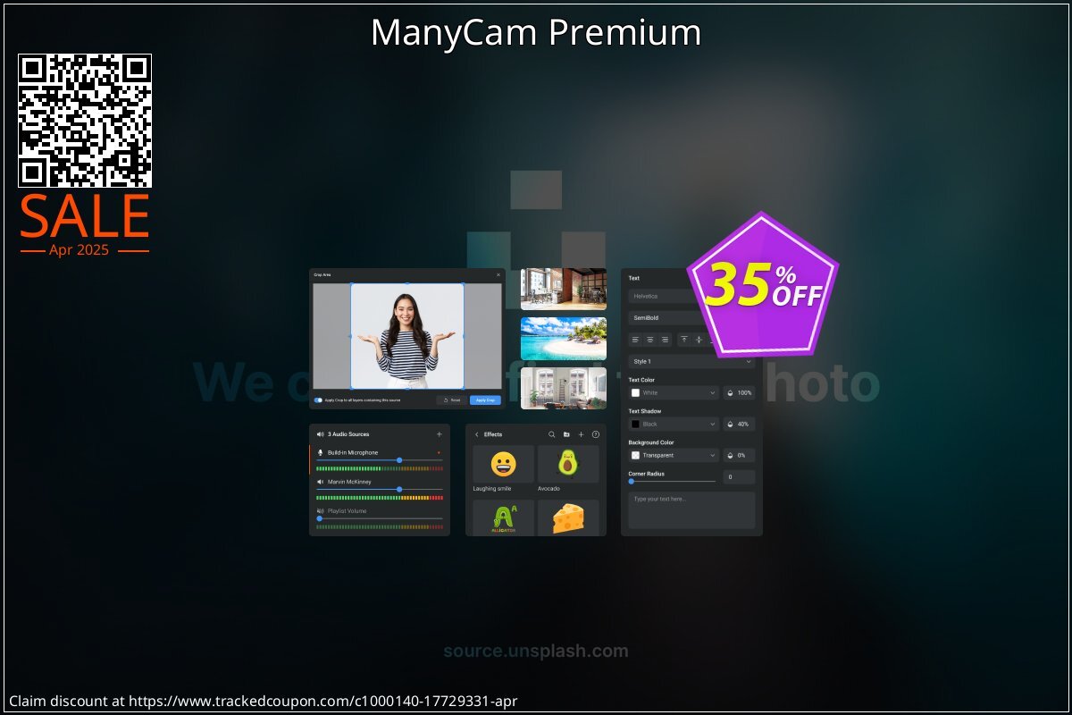 ManyCam Premium coupon on Palm Sunday offering discount