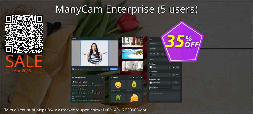 ManyCam Enterprise - 5 users  coupon on Easter Day deals