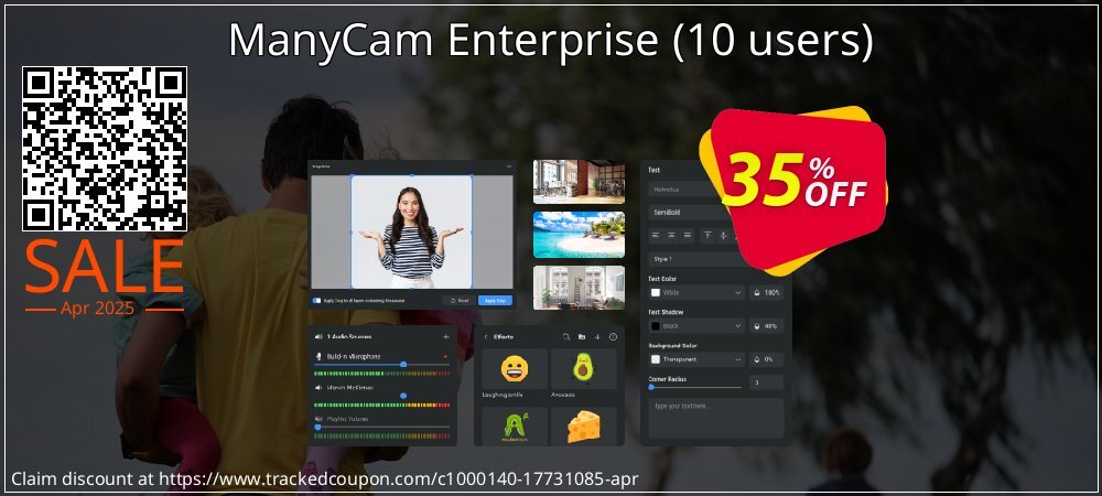 ManyCam Enterprise - 10 users  coupon on National Walking Day offering discount