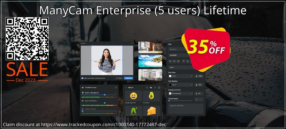 ManyCam Enterprise - 5 users Lifetime coupon on Columbia Day deals