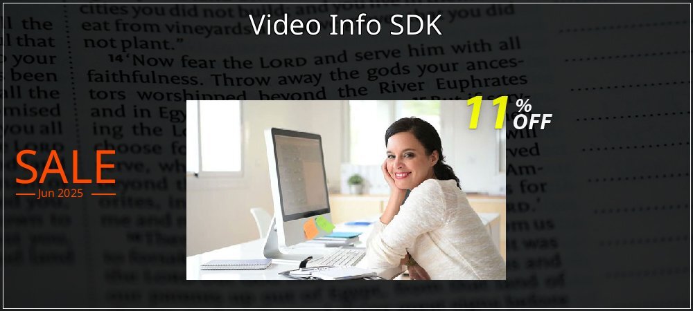 Video Info SDK coupon on National Memo Day offer