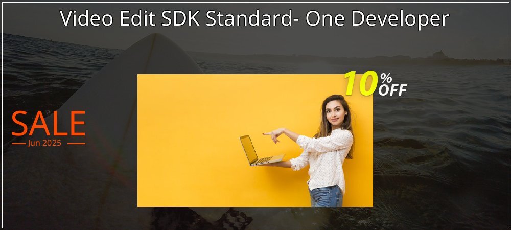 Video Edit SDK Standard- One Developer coupon on World Milk Day offering discount