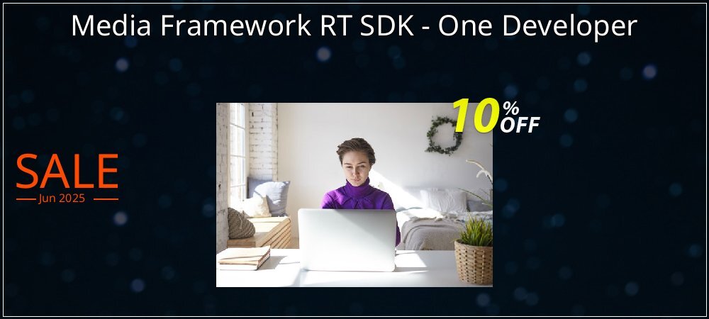 Media Framework RT SDK - One Developer coupon on 	National Kissing Day discount