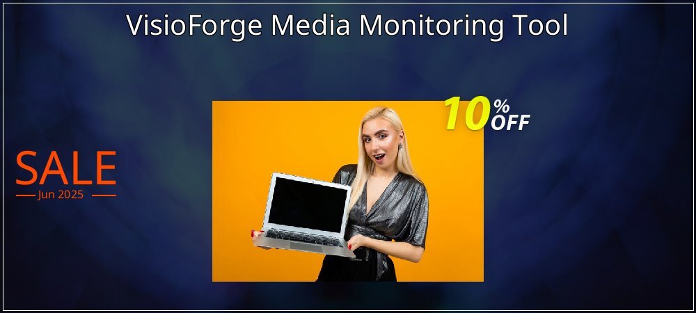 VisioForge Media Monitoring Tool coupon on World Party Day sales