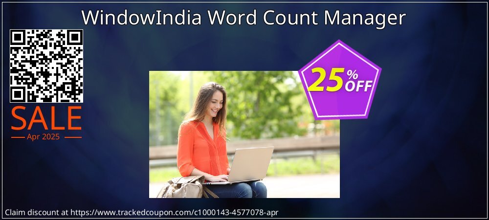 WindowIndia Word Count Manager coupon on Virtual Vacation Day discount