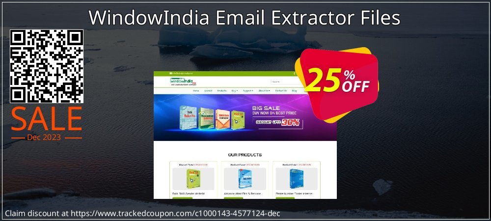 WindowIndia Email Extractor Files coupon on April Fools' Day offering discount