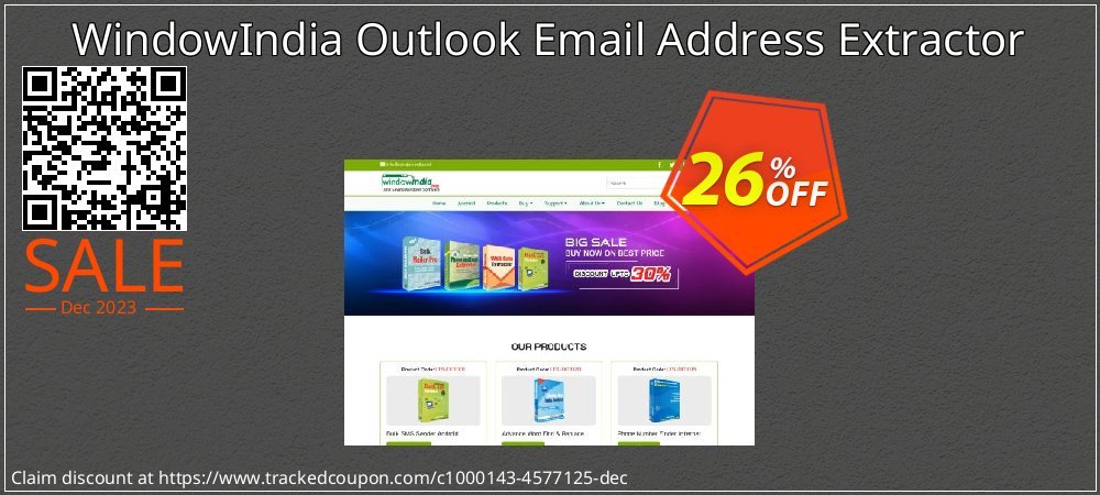 WindowIndia Outlook Email Address Extractor coupon on Mother Day discounts