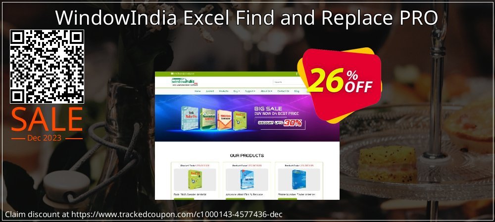 WindowIndia Excel Find and Replace PRO coupon on World Party Day offer