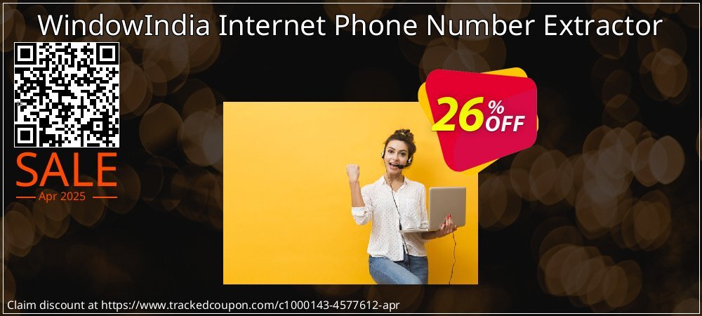 WindowIndia Internet Phone Number Extractor coupon on April Fools' Day discounts